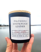 Load image into Gallery viewer, Palo Santo, Sandalwood, Leather Soy Candle
