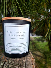 Load image into Gallery viewer, Palo Santo, Sandalwood, Leather Soy Candle
