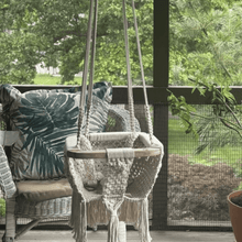 Load image into Gallery viewer, Macrame Swing
